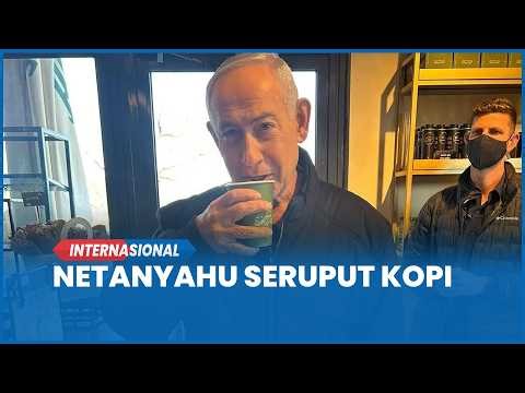 Netanyahu Sips Coffee at Cafe After Rumors of His Death Arose, Netizens Highlight the Strange Con...