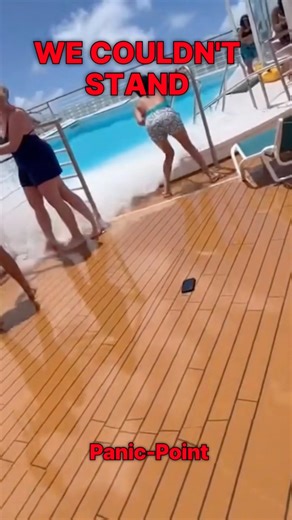 🚨Cruise Ship Suddenly Tilts Mid-Party… Everyone Grabbed the Rail #panic #disastermoment #cruise