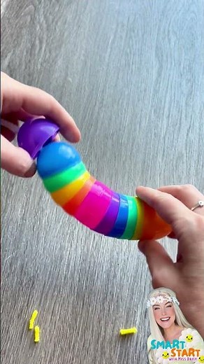 Easy Easter Craft! DIY Bendable Caterpillar Fidget Toy