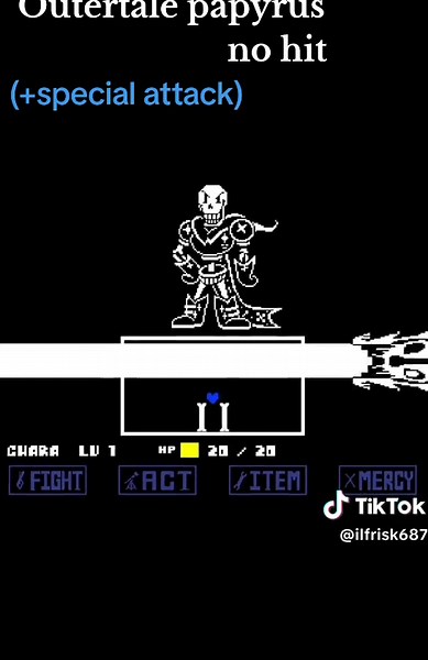 finally, papyrus have special attack #Undertale #gaster #papyrus #stars #space #fyp