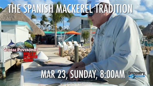 The annual run of Spanish mackerel through the Florida Keys backcountry is featured on this Sunday’s “World of Saltwater Fishing” on the Discovery Channel at 8 a.m. ET. George Poveromo bases out of the Edgewater Lodge in Layton. The on-site Lick It BBQ & Wood Fire Pizza food truck prepares dinners with the fresh catch. 🎣 #fishing | The Florida Keys & Key West