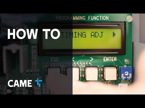BASIC CONFIGURATION OF THE CAME ZLJ24 CONTROL BOARD FOR 24V GEAR MOTORS FOR SWING GATES