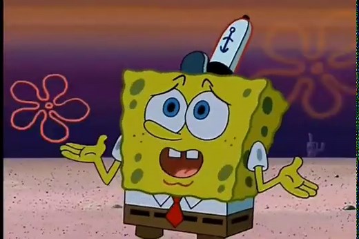 And what could be better than serving up smiles? - SpongeBob