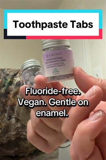 Color Correcting Toothpaste Tabs for a Whiter Smile