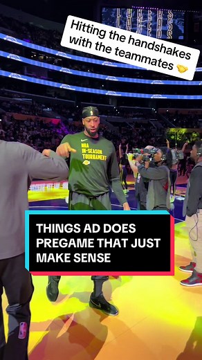 Anthony Davis: The Brow Handshake and Pregame Rituals