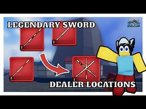 All LEGENDARY Sword Dealer Locations In Blox Fruits (CONTROL GIVEAWAY)
