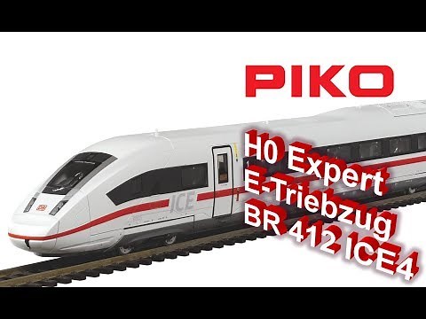 PIKO [V078] H0 Expert Electric Multiple Unit BR 412 "ICE 4" #51400