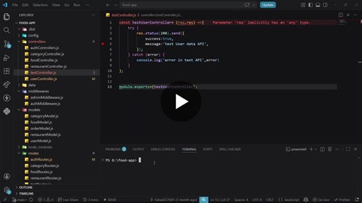#nodejs #mongodb #expressjs #backenddevelopment #restapi #buildinpublic #opentowork #github #pakistan #webdevelopment | Fahad Shah
