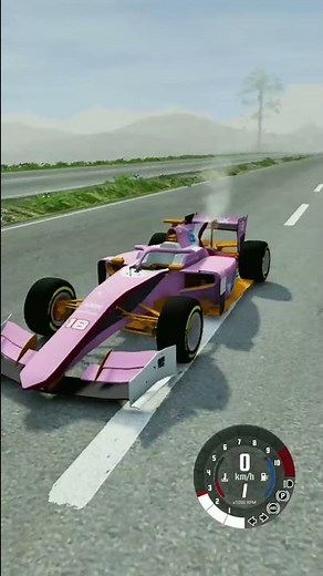 ПЕРЕЛЕТИТ ЛИ F1 СЛОМАННЫЙ МОСТ? BeamNG Drive #shorts