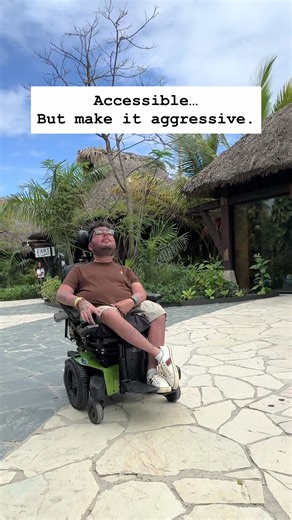 At first glance, this path looks totally fine. But once I started rolling, my head was bouncing everywhere and it quickly turned into a full-body workout I definitely didn’t sign up for. Moments like this might seem funny, but they’re also a reminder that accessibility isn’t just about having a path. It’s about having one that’s actually smooth, safe, and usable. Because trust me, this gets exhausting fast. Accessibility should feel effortless… not like survival mode. Would you roll on this? #wh