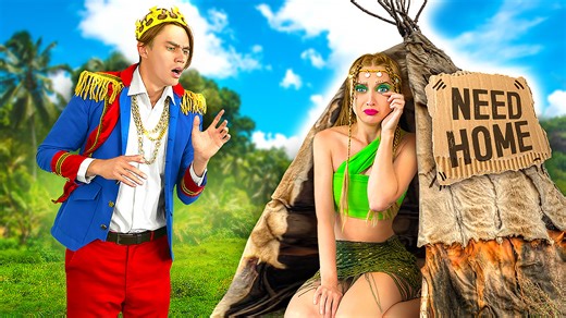 POOR Girl vs. Royal Life: Hilarious Struggles & Hacks! | La La Life