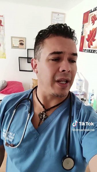 Medical Procedure Demonstration in Scrubs