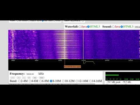 Similar sound to Duga radar on 10 MHz