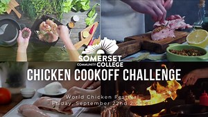 2K views · 5 comments | Somerset Community College Culinary Program presents the Chicken Cookoff Challenge at Sanders Stage. Learn more https://chickenfestival.com/culinary-chicken-cook-off-challenge/ | World Chicken Festival | Facebook