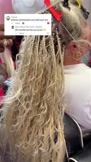 Expert Blonde Boho Braids in Cardiff