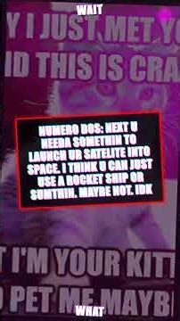 Tutorial how to build a satellite at home