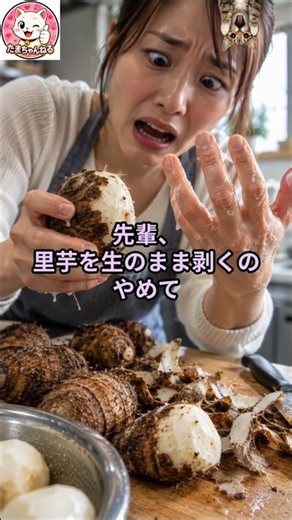 里芋を生のまま剥くのやめて 日常で役に立つ雑学や無駄な知識を拡散します！