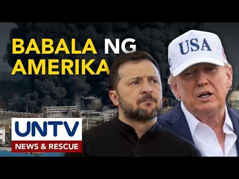 US Pres. Donald Trump, binalaan si Ukrainian Pres. Volodymyr Zelenskky
