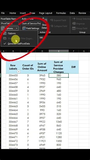Apply any formula on Pivot within a second 😉 #excelfunction #pivottable