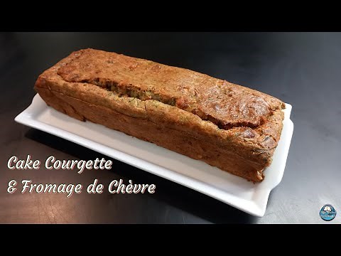 Recette CAKE COURGETTE et FROMAGE de CHÈVRE, inspirée de Cyril Lignac 🥕👌😋