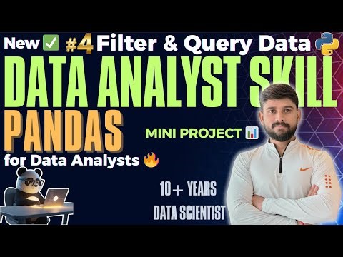 Pandas for Data Analysts #4 | Filter & Query Data Like a Pro 🔥 HR Analytics Mini Project