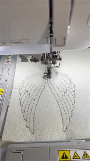 ITH Embroidery Design “angel Wings” – Lovely Decoration, Heavenly Pendant, or Embroidery Design for the Tablecloth - Etsy