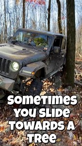 Saving a Jeep from hitting a tree. | Off Road Consulting and Driving Instruction