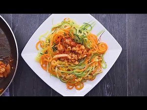 Spiralized Carrots With Beats & Turkey Carrot Zucchini Noodles