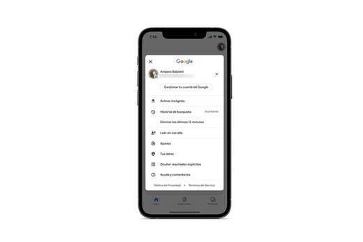Cómo eliminar los últimos 15 minutos del historial de Google en un iPhone