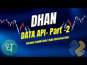 Explore Dhan Data API | Candle Data | Part - 2