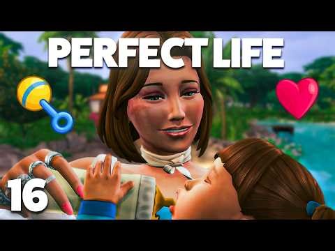 Elle ACCOUCHE SEULE de l'enfant de son PIRE ENNEMI 🍼 | Perfect Life Sims 4