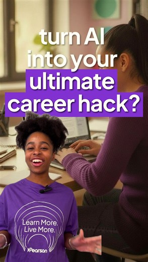 AI Human= the future of work ⚡️🤖 Working with AI is the new career flex — building the right habits is your real edge. Ready to upgrade your future? Link in bio. #PearsonFutureOfWork #CareerTok