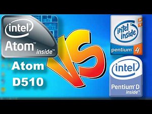 Can it keep up? Atom D510 vs Pentium 4 and Pentium D - Just a quick one