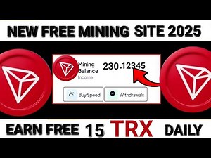 (TRX) Tron Mining Site | Free (TRX) Tron Mining Website | Cryptocurrency Mining Site