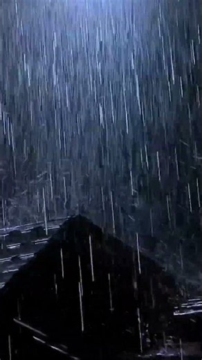 Rainy Night Ambience for Sleep 🌧️ Thunder Sounds & Relaxing ASMR — No Ads
