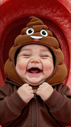 The Story of Poop #babyfunny #funnybaby #funnybabyvideos