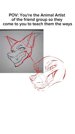 How to draw a SNARL✨ #art #arttutorial #animalart #digitalart