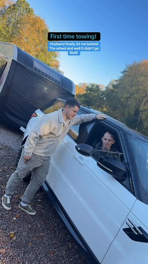 2K views · 69 reactions | First time getting behind the wheel and let’s say it didn’t go well! #caravan #camping #outdoors #caravanlife #towing #touringcaravan #touring #buccaneer #aruba #rangerover #gays #touring #caravanningwithkids #caravnners #tow #help | Wander With The Bevans | Facebook