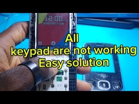 Button phones, all keypad not working solution. #kolafixphones