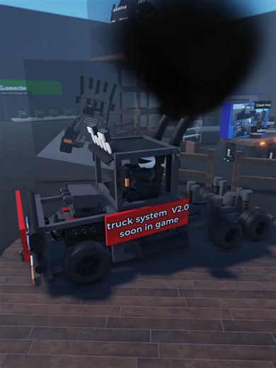 testing experimental new truck sytem v2 in lobby - #projectdriver #cargame #trucksim #truckgame