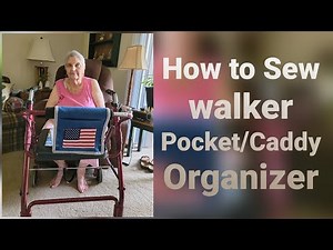 How To Sew Walker Hanging Pocket / Caddy Organizer