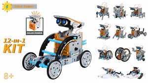 Watch 12-in-1 solar robot kit on Amazon Live