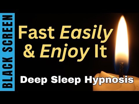 Sleep Hypnosis for Fasting | Heal, Detox & Burn Fat in Your Sleep Black Screen