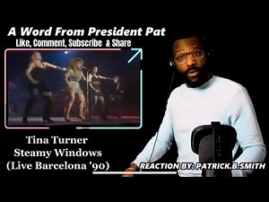 Tina Turner - Steamy Windows - (Live Barcelona '90) -REACTION VIDEO