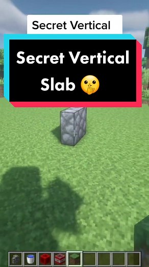 How to Create Vertical Slabs in Minecraft | Step-By-Step Tutorial