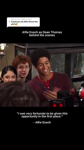 Behind the Scenes with Alfred Enoch as Dean Thomas | Harry Potter Movies