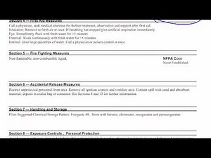 How To Read a MSDS