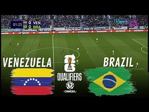VENEZUELA vs BRAZIL South American Qualifiers 2024 Full Match Simulation and Prediction