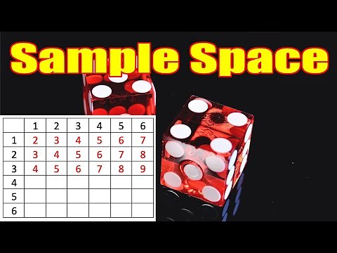 How to find Probability using Sample Space Diagrams #sample #samplespace #dice #throwdice