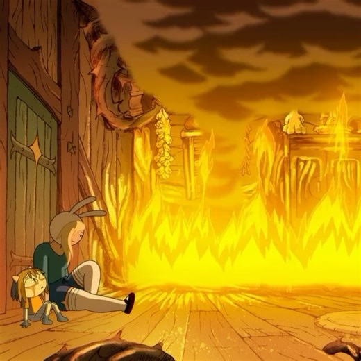 Adventure Time on Instagram: "When she rests her little head on Fionna 🥺 𖦊 𖦊 𖦊 𖦊tags𖦊 #AdventureTime #FionnaAndCake #horadeaventura"